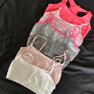 Teen sports bras